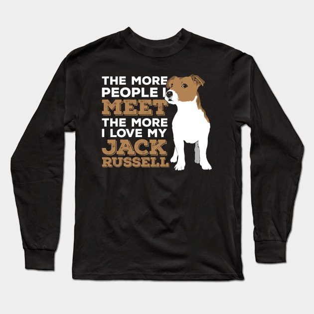 Jack Russel Dog Pet Animal Lover Gift Long Sleeve T-Shirt by Dolde08